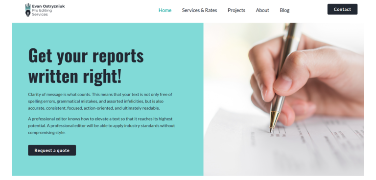 website for copyrighting services