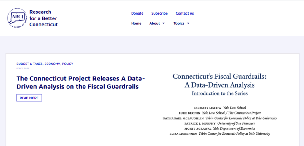 website redesign for a nonprofit